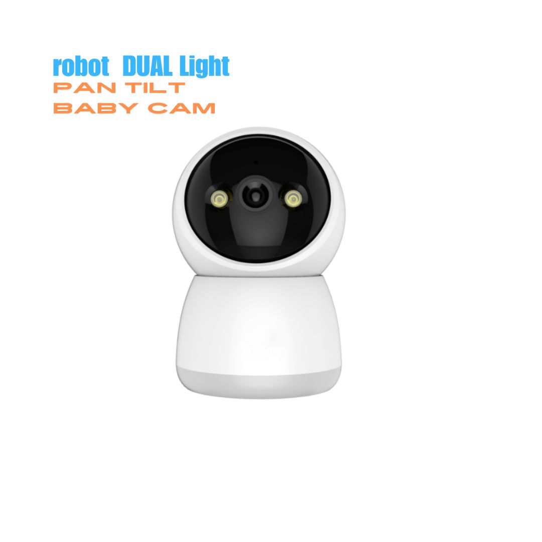 Dual Light Robot PT Baby Home Cam